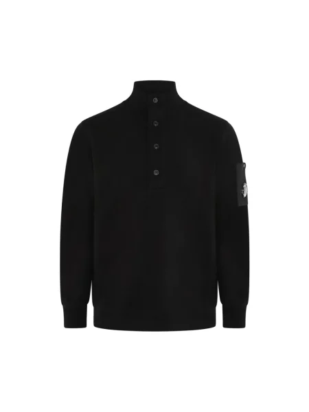 Sweter z golfem C.p. Company do golfa czarny