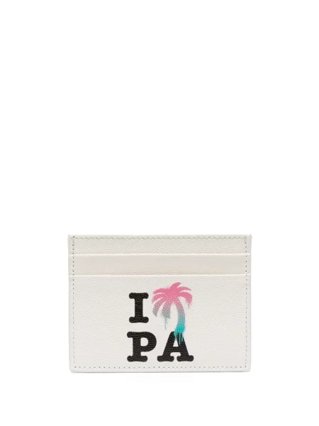 Portofel Palm Angels din piele alb