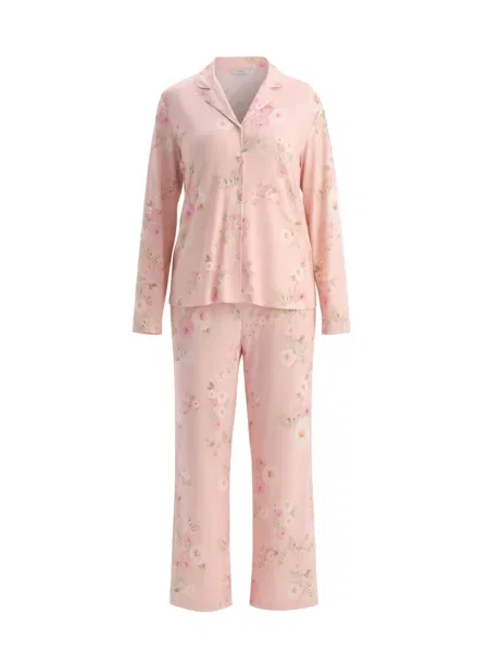 Dagi Pijama verde deschis / rosé / roz deschis / natural alb