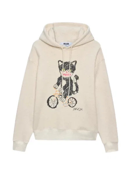 Mikina s kapucí Msgm s potiskem