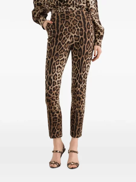 Pantaloni Dolce & Gabbana de lână cu imagine
