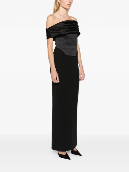 Rochie maxi Solace London negru