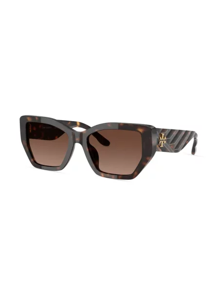 Ochelari de soare Tory Burch cu autograf verde