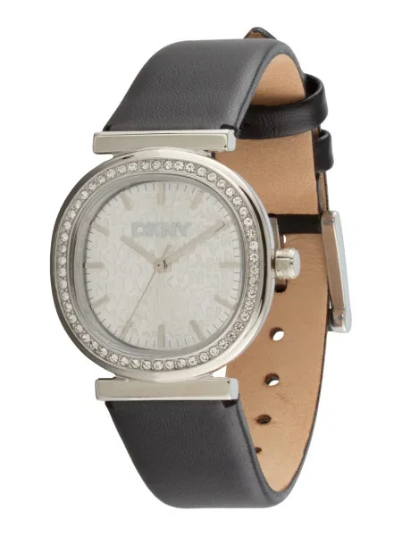 DKNY Ceas analogic Evening / argintiu negru