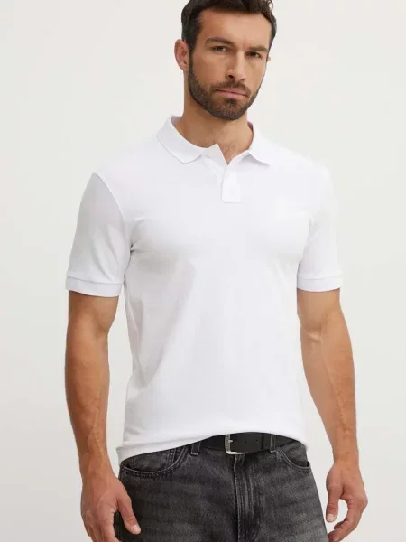 BOSS Tricou Passenger fildeş alb