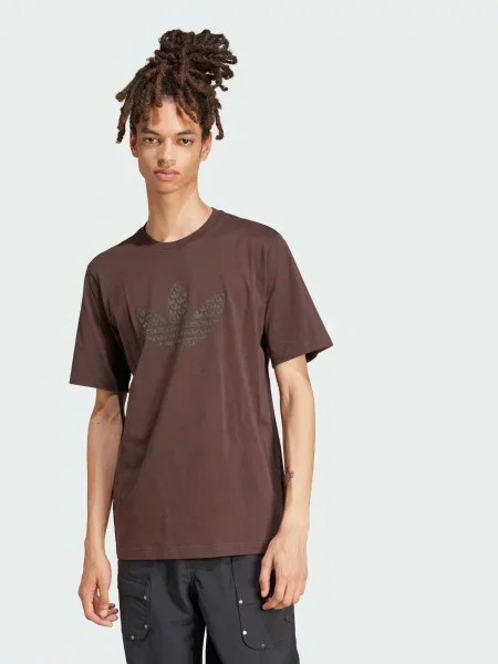 Футболка adidas Graphics коричневий