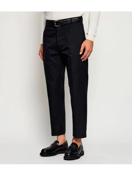 AMI Paris Pantaloni chino | Straight fit negru