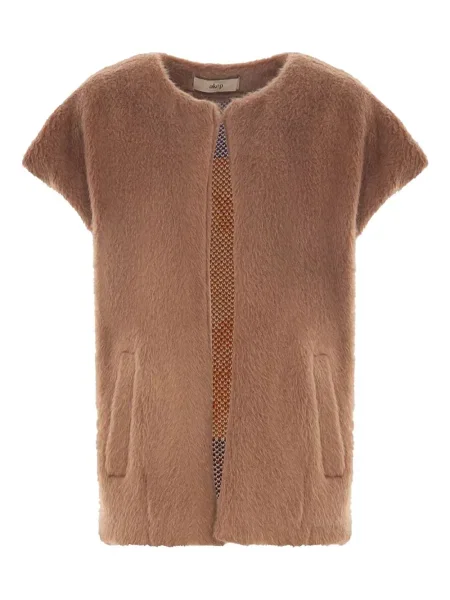 Geacă Akep cu broderie maro