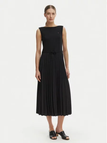 Tommy Hilfiger Vsakodnevna obleka črna