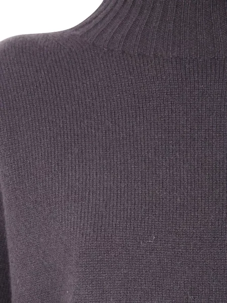 Pulover D.exterior din cașmir violet