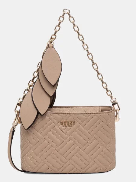 Guess geantă crossbody pentru femei SALLY bej