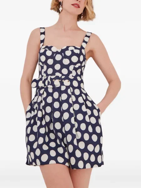 Rochie mini Cara Cara cu buline albastru
