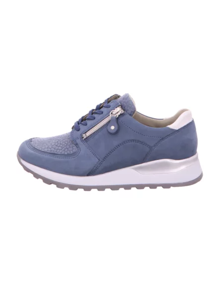 Sneakersy Waldläufer skórzane niebieskie