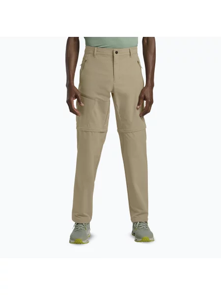 Pantaloni de trekking pentru bărbați Jack Wolfskin Pico Trail Zip Off hazel wood