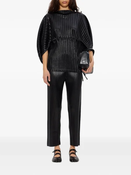 Pantaloni Issey Miyake plisate negru