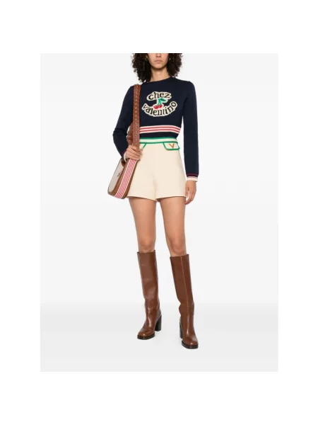 Sweter Valentino Garavani niebieski