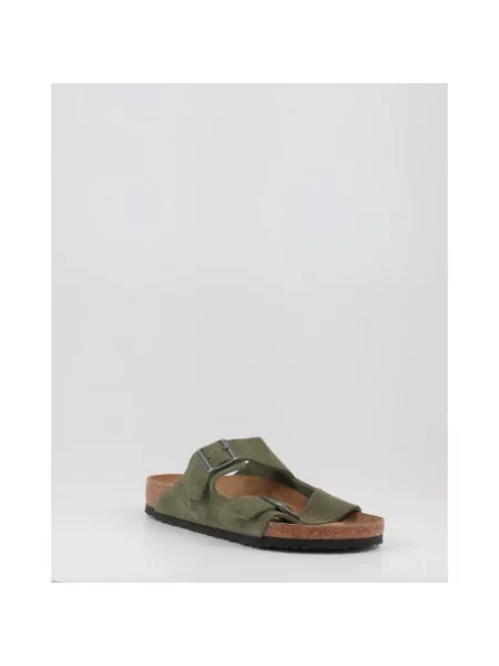 Klapki Birkenstock brązowe