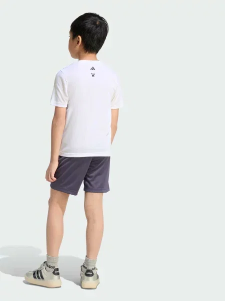 Переработанный спортивный костюм Adidas белый