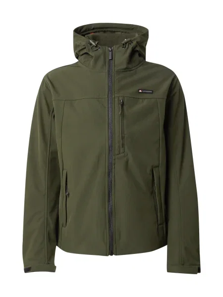 Softshell prehodna jakna Superdry zelena