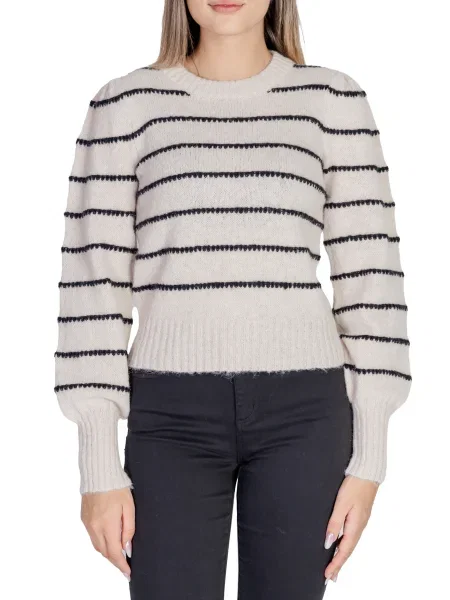 Pulover Jacqueline De Yong cu dungi negru