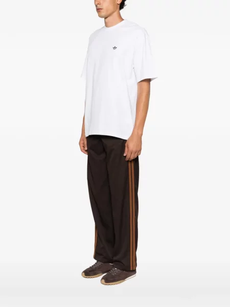 Tricou Adidas cu broderie alb