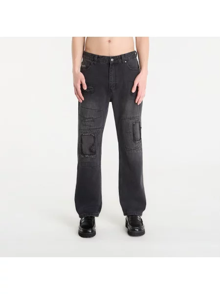 Jeansy Wasted Paris M Ripped Manc Faded Black 30 czarne
