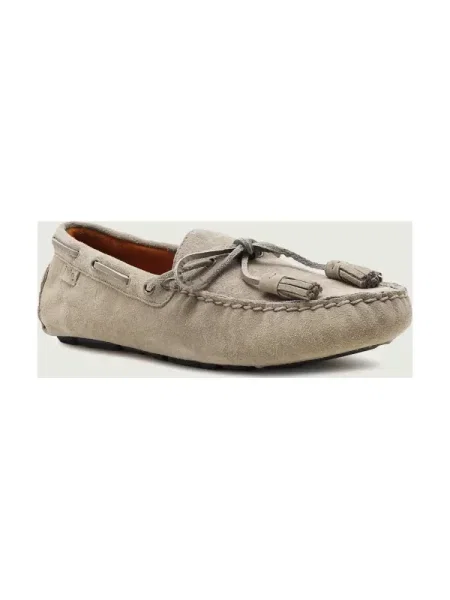 POLO RALPH LAUREN Mocasini ANDERS | piele întoarsă bej