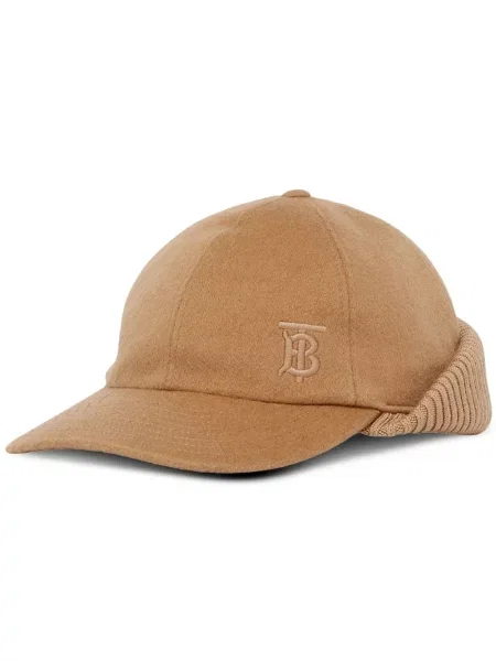 Șapcă Burberry cu broderie maro