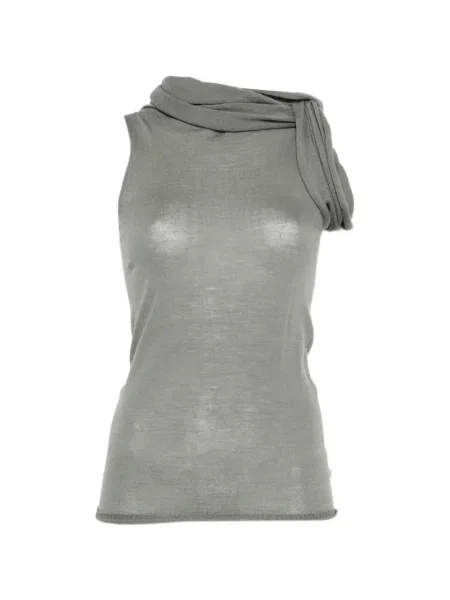 Top Rick Owens fără mâneci gri