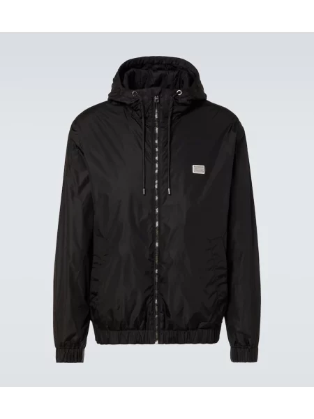 Jakna Dolce&gabbana z avtogramom črna