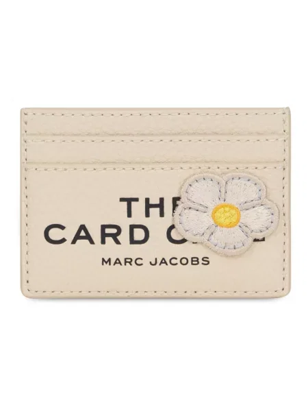 Portfel Marc Jacobs skórzany beżowy