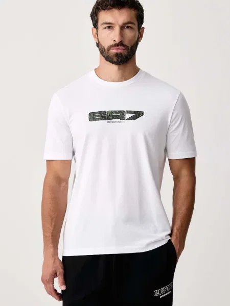 Emporio Armani tricou pentru bărbați din alb