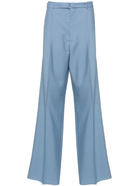Pantaloni Lanvin de lână albastru