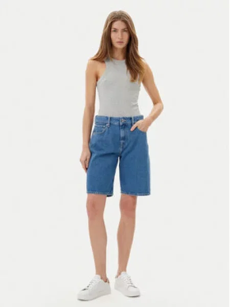 Pepe Jeans Džínové šortky modrá