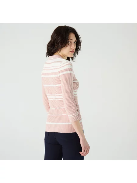 Lacoste Sweter różowy