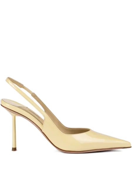 Pantofi cu toc Le Silla slingback galben