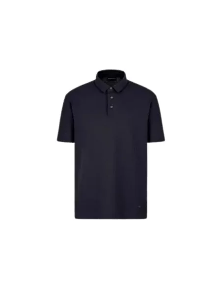 Koszulka polo Emporio Armani niebieska
