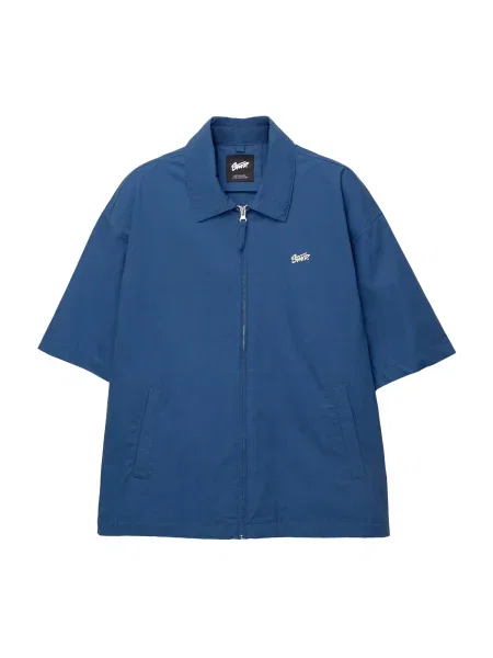 Pull&Bear Geacă de primăvară-toamnă albastru alb