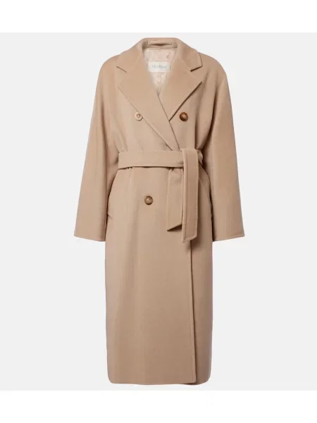 Palton Max Mara de lână bej