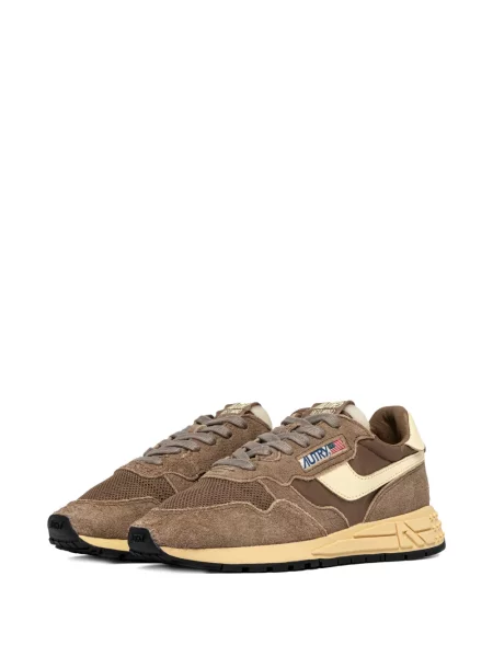 Sneakerși Autry din piele de căprioară maro