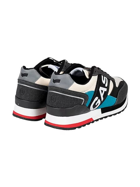 Sneakersy Gas skórzane szare