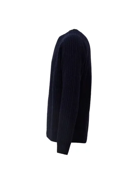 Dzianinowy sweter Fedeli niebieski