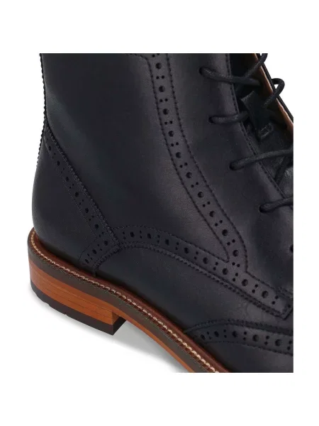 Šnurovacie čipkované členkové topánky Nae Vegan Shoes čierna