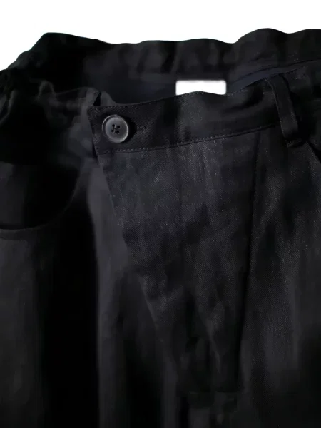 Pantaloni Jan Jan Van Essche din țesătură twill negru