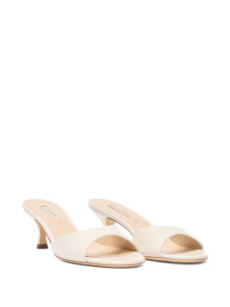 Papuci tip mules Casadei cu vârf deschis