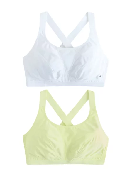 Next Sutien sport galben alb