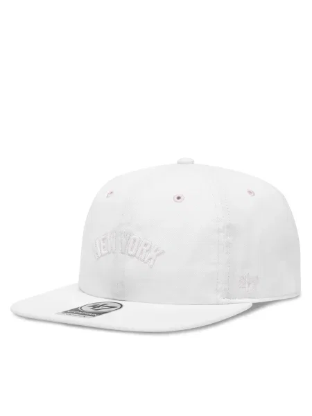 Шапка с козирка 47 Brand бяло