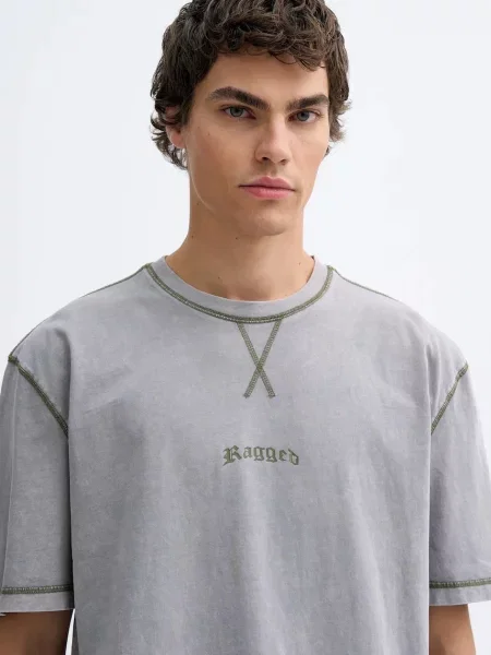 Футболка The Ragged Priest з принтом сірий