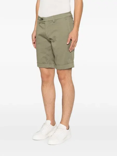 Cu centură pantaloni scurți Vela Shop verde