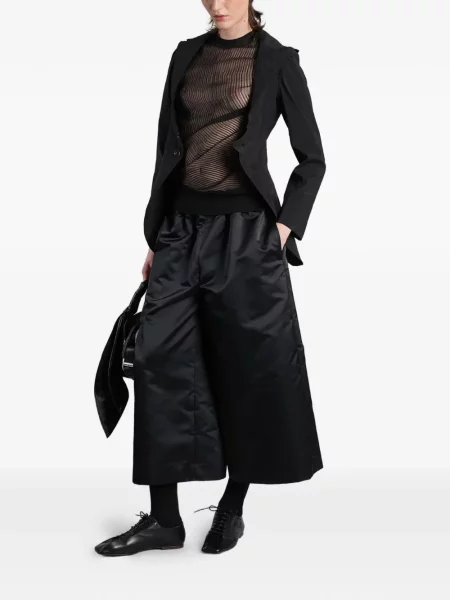 Tricou Junya Watanabe tricotate asimetric negru